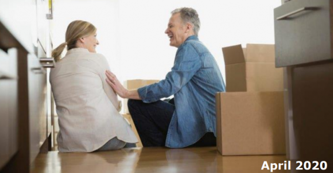 April 2020 Downsizing in retirement