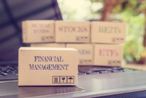 Boxes With a Financial Management Label - Reduce Concentration Risk - Wealth Connexion Blog Image