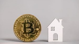Bitcoin with a house cut off - Wealth Connexion