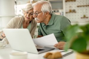 Senior couple analyzing their finances - Wealth Connexion blog image