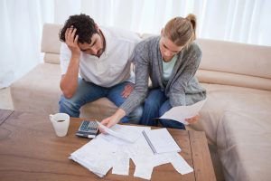 couple doing their finances
